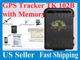   Real Time GSM/GPRS/GPS Tracker TK 102B with Memory TK 102 B  