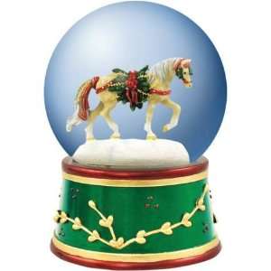  20662 Pine Bundles Snow Globe Horse of a Different Color 