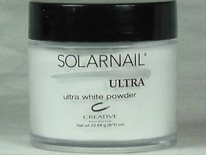 CND Creative Nail Powder Solar Nail ULTRA WHITE .8oz  