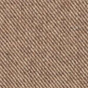  60 Wide Wool Blend Coating Stripes Brown/Beige Fabric By 