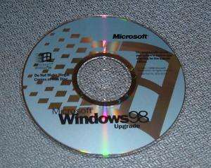 Microsoft Windows 98 1st Edition   Upgrade CD ROM 093007798797  