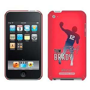  Tom Brady Silhouette on iPod Touch 4G XGear Shell Case 