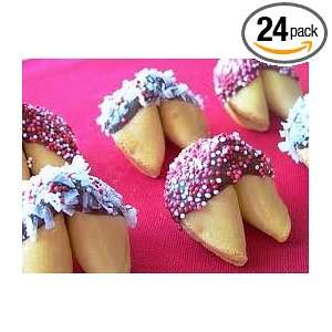 Chocolate Dipped Fortune Cookies Grocery & Gourmet Food