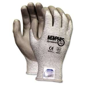Memphis Dyneema Polyurethane Gloves   Large, White/Gray(sold in packs 