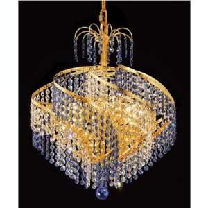   8053D18G/RC chandelier from Spiral collection