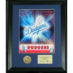 LOS ANGELES DODGERS Team Pride 13 x 16 Framed PHOTOMINT By Highland 
