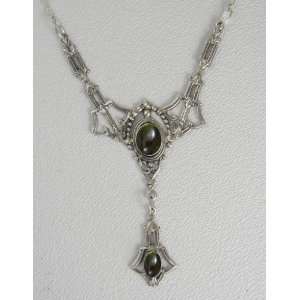  A Victorian Influenced Neckpiece Accented with a Genuine 