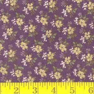  45 Wide Teatone Roses Purple Fabric By The Yard Arts 