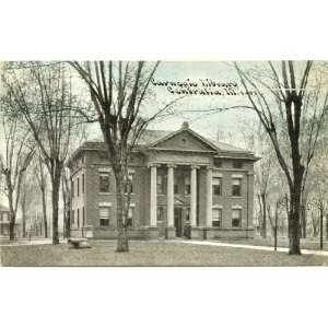   Postcard   Carnegie Library   Centralia Illinois 