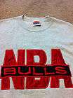   XL Chicago Bulls Sweatshirt Sewn Crew Jordan Script Nutmeg Raiders LA