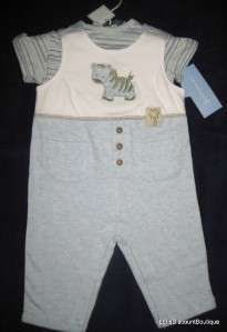 First Impressions Baby Boy 2 Pc Romper Outfit 0 3 Mos  