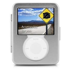   Aluminum Hard Case for Apple iPod nano 3G   Mirage Silver Electronics