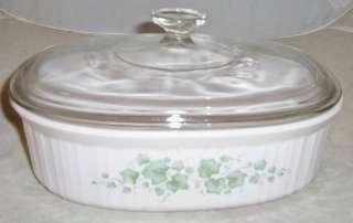 CORNING WARE CALLAWAY IVY CASSEROLE FRENCH 2.8L OVAL  