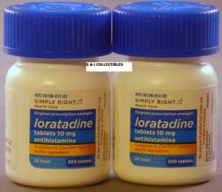 Loratadine Non Drowsy Antihistamine 10MG Tablets 400ct 078742005942 