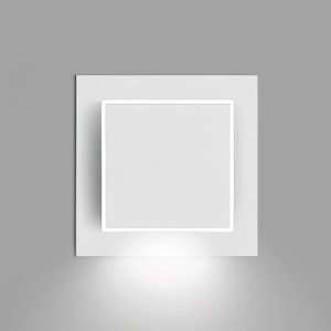  Alpha Square Wall Sconce Finish/ Color Chrome / Soft 