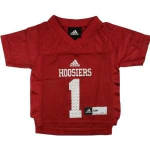  Indiana Hoosiers Toddler Football Jersey Toddler Red #1 