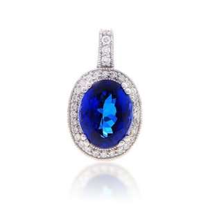  8.92 Cttw Tanzanite Pendant Jewelry