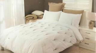 PEACOCK White/Mocha Emb Feathers KING Quilt Cover Set 225TC COTTON 