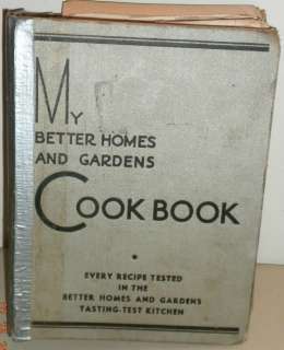 MY BETTER HOMES AND GARDENS COOKBOOK 1936  