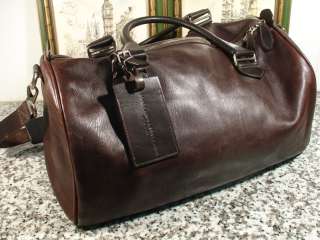 Holland & Holland Chestnut Leather Travel Bag  