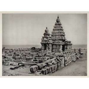  1928 Sea Shore Temple Mahabalipuram India Architecture 