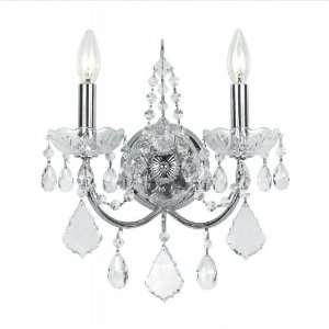  Imperial Wall Sconce in Chrome or Gold
