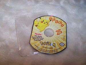 2000 PokeROM Pikachu #25 Pokemon Creature CD PC/MAC CD  
