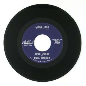 BUCK OWENS AND ROSE MADDUX Mental Cruelty/Loose Talk 7IN NM   