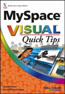 MySpace Visual Quick Tips   Sherry Willard Kinkoph   Used; Good 