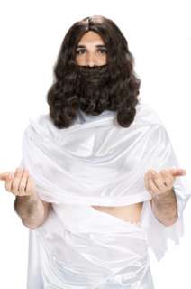 Jesus Wig and Beard Set for Savior Halloween Costume  