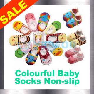 Cute Baby Kids Toddler Ankle Socks Non slip Booties PL  