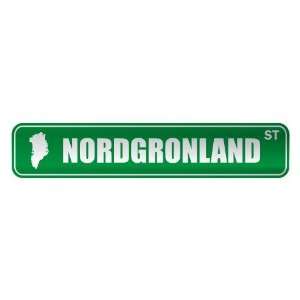   NORDGRONLAND ST  STREET SIGN CITY GREENLAND