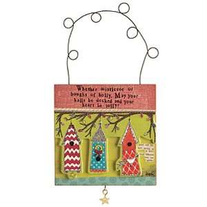  Curly Girl   HP C 18596   JOLLY (Holiday) Hanging Plaque 