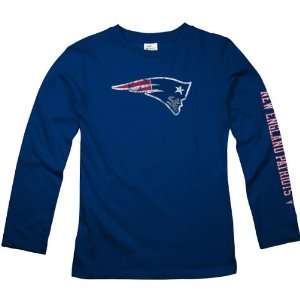 Reebok New England Patriots Girls (7 16) Giant Logo T Shirt  