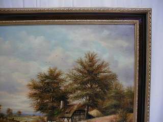 ORIGINAL H BAUMGART OIL PAINTING, FROM MENSING GALLERY  