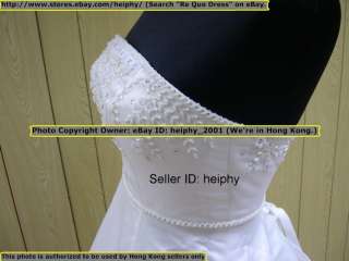 For this RE QUO wedding dress, we have listed different colors in our 