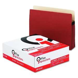  Office Impressions File Pockets, Straight, 5 Inch 