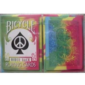  Rare Bicycle Tie Dye Deck Playing Cards Tye Die Magic 