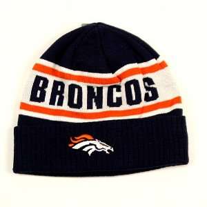  Denver Broncos Big Print Cuffed Knit Hat Sports 