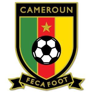  Cameroon National Football team sticker 4 x 5 