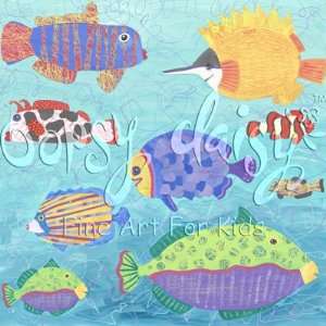  School of Fish   Canvas Wall Art Baby