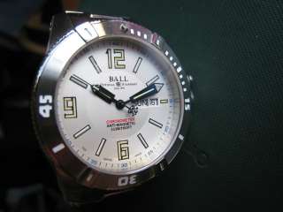 Ball Hydrocarbon Spacemaster white dial in Excellent condition  