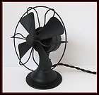 Vintage 20s A.C. Gilbert Koldair Small Electric Table Fan Cast Iron 