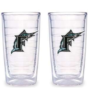    Florida Marlins Set of TWO 16 oz. Tervis Tumblers