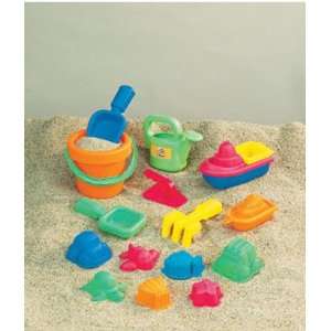  6 Pack SMALL WORLD TOYS 15 PIECE TODDLER SAND ASSORTMENT 
