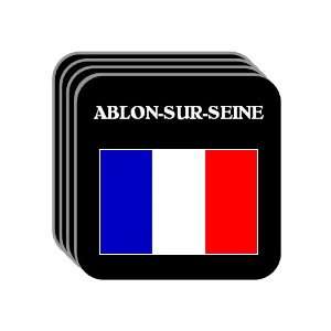  France   ABLON SUR SEINE Set of 4 Mini Mousepad Coasters 