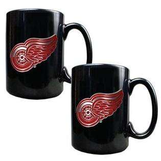   American Products Detroit Red Wings NHL Ceramic Coffee Cup Mug Set