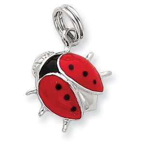  Sterling Silver Enamel Ladybug Charm West Coast Jewelry Jewelry