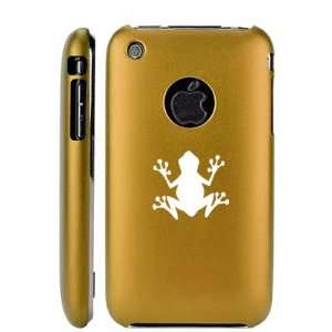  Apple iPhone 3G 3GS Gold E215 Aluminum Metal Back Case Frog 