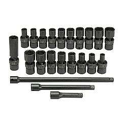 16 pc. 1 inch Impact Socket Set  Armstrong Tools Air Compressors & Air 